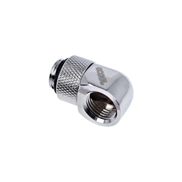 Alphacool Eiszapfen adapter obrotowy 90° G1/4" na IG1/4" - Chrome