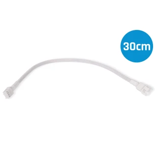 Alphacool fan cable 4-pin to 4-pin extension 30cm white