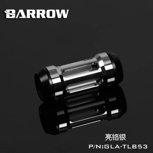 Barrow G1/4" Inline Filter Adapter Silver/Black