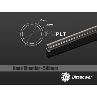 Bitspower None Chamfer PETG Link Tube OD12MM-Length 500MM BP-NCPLT12-L500