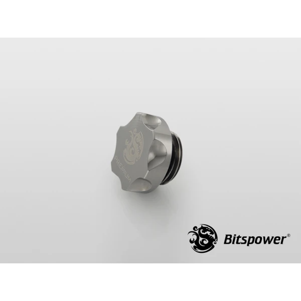 Bitspower Premium G1/4" Black Sparkle Stop Fitting BP-BSPRE-06