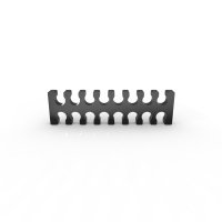 E22 16-Slot Cable Comb 3mm - black