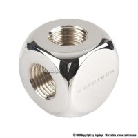 Enzotech L-Block 2xIG1/4" Metallic Grey BCPG-L