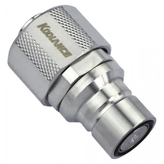Koolance QD3-MS10X16 Male Quick Disconnect No-Spill Coupling, Compression for 10mm x 16mm (3/8in x 5/8in) 