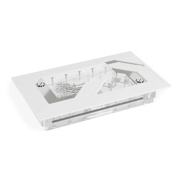 Alphacool Apex Distroplate Dark Base Pro 901 White VPP/D5