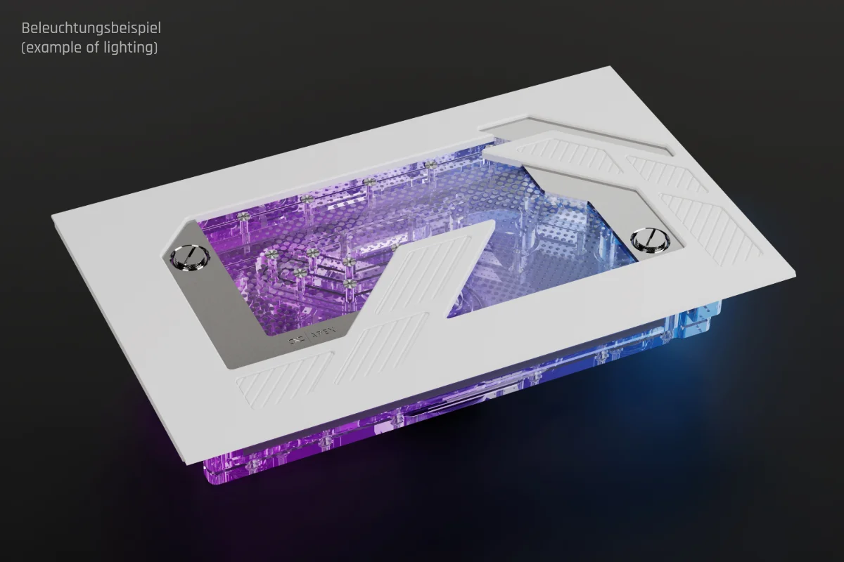 Alphacool Apex Distroplate Dark Base Pro 901 White VPP/D5