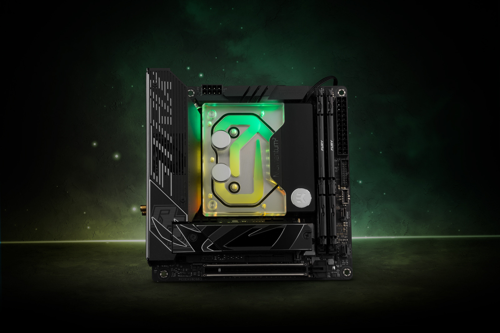 EK-Quantum Momentum² monoblock for the ROG Strix X670E-I Gaming motherboard  – EK Webshop