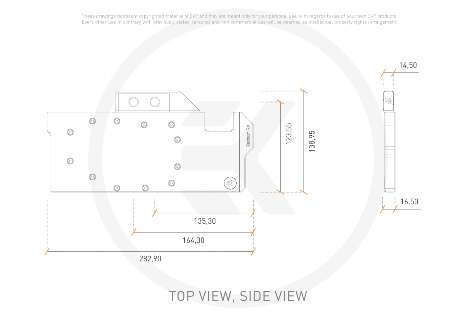 EK Water block for Aorus Master RX 6800 XT and RX 6900 XT RDNA2